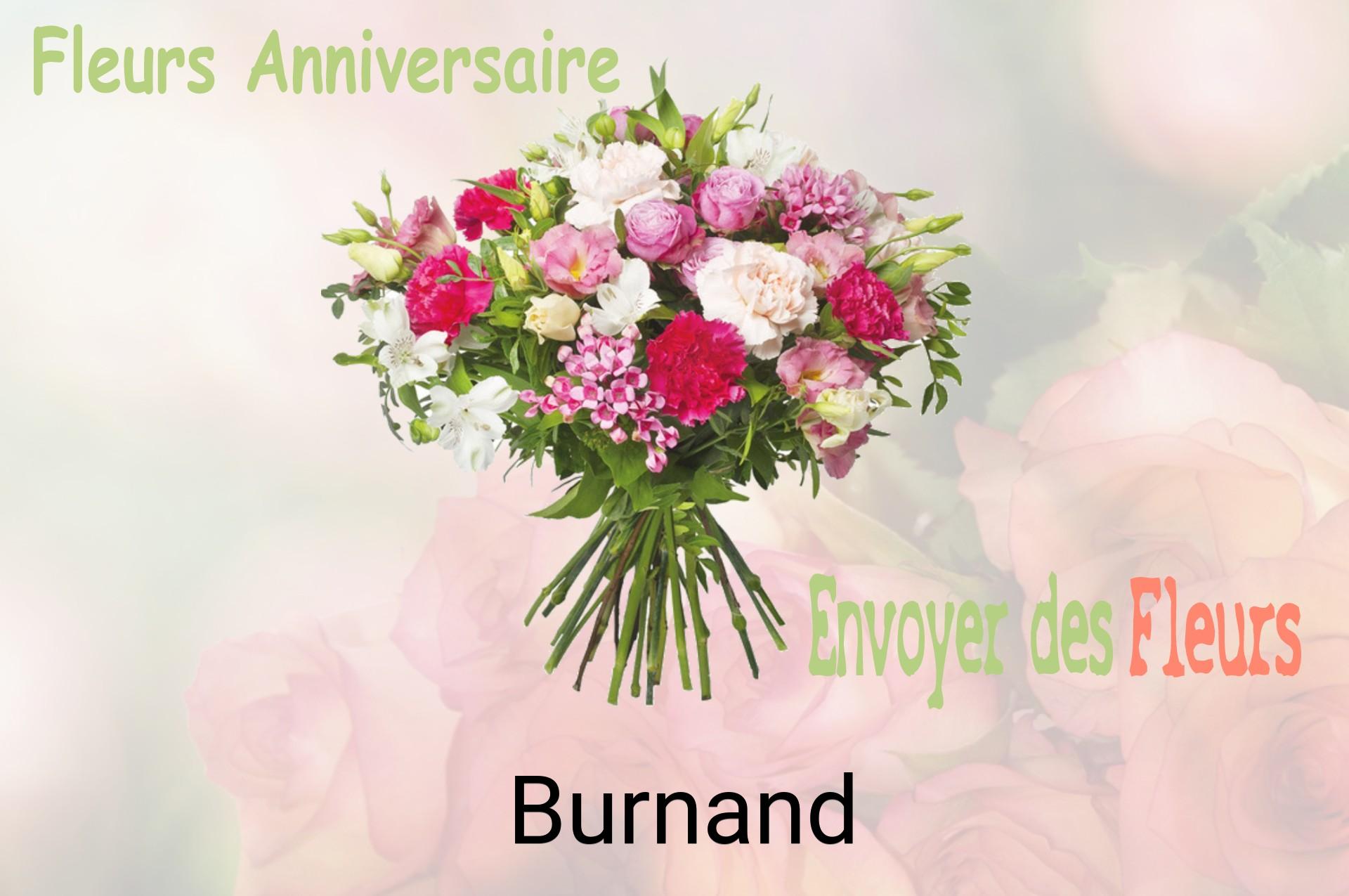 Bouquet de fleurs d’anniversaire livré à Burnand