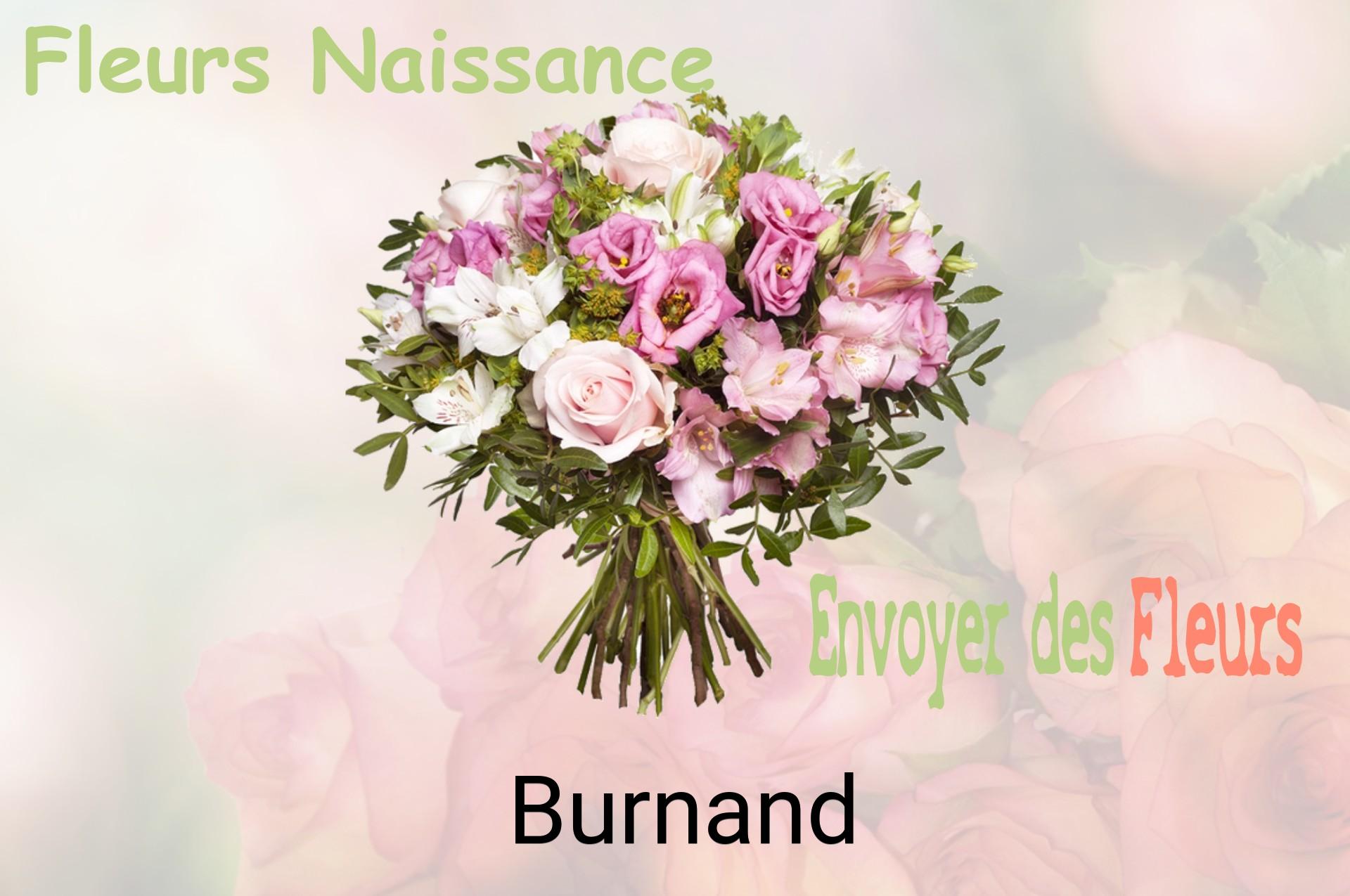 Bouquet de fleurs de naissance livré à Burnand